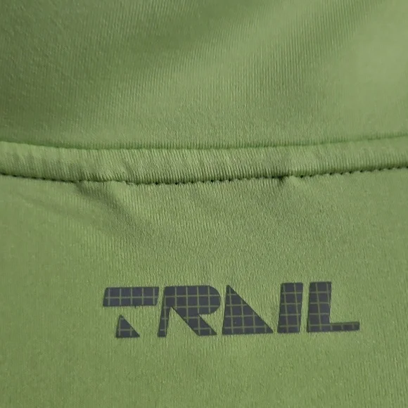 UNDER ARMOUR MEN'S TRAIL RUN 1/4 ZIP ATHLETIC TOP: NEON GREEN: NEW WITH TAGS: XL - Picture 6 of 6